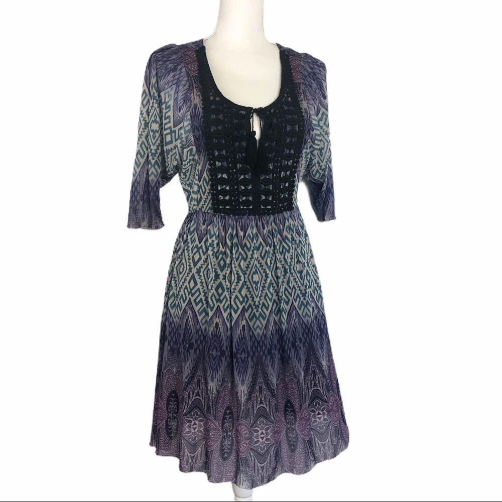 Anthropologie Weston Fit and Flare Dress SZ Small